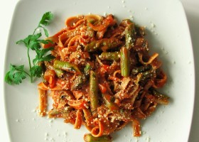 Tagliatelle ze szparagami
