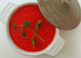 Zupa krem paprykowo – pomarańczowa