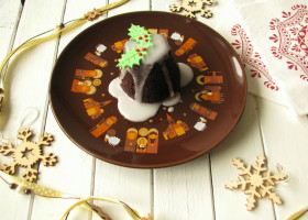 Świąteczny fondant piernikowy