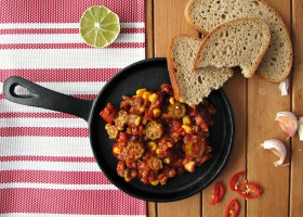 Chili sin carne z okrą