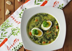 Zupa szpinakowa